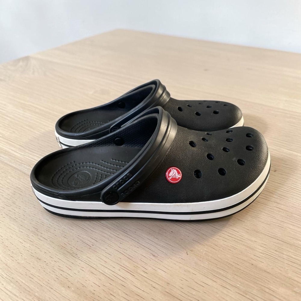 Crocs Unisex-Adult Crocband Clogs M8 W10 Black